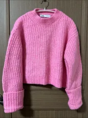 ザラ ピンクニット s