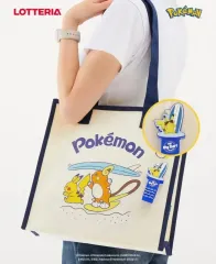 ロッテリア ポケモン エコバッグ (ピカチュウ+アローラライチュウ)