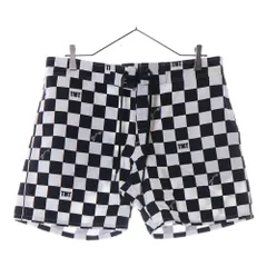 T.M.T (ティーエムティー) 23SS ×MARBLES CHECKER SHORTS TSP-S マーブルズ チェッカー ショーツ ショート ハーフパンツ ブラック/ホワイト TSP-S23MB01