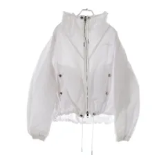 BURBERRY (バーバリー) 24SS ジップアップ リブ ブルゾン ジャケット ホワイト 8066083のサムネイル