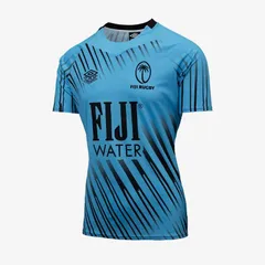 【送料無料・匿名配送】Umbro アンブロ ラグビー フィジー代表 2025/26 トレーニング Tシャツ ブルー 青 新品のサムネイル
