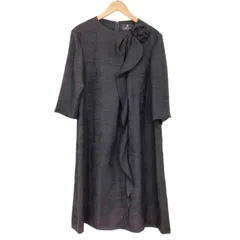 ランバン LANVIN noir  コサージュデザインドレス レディース JPN：38 