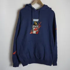 XLARGE エクストララージ ARCADE GAME LOGO HOODED SWEATSHIRT フーデッド スウェット シャツ パーカー 101233012012 紺 M 607P★4