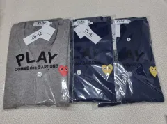 デパート商品 꼼데가르송 PLAY カーディガン ネイビー L