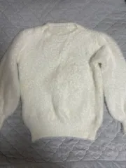 アイボリー アンゴラニット