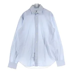 Salvatore Ferragamo (サルヴァトーレ フェラガモ) ロゴ総柄 レギュラーカラー 長袖シャツ ライトブルー