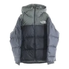 THE NORTH FACE (ザノースフェイス) NUPTSE HOODIE ヌプシフーディー ジップアップ ダウン ジャケット ブラック/グレー ND92559