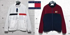 新品 トミーヒルフィガー ゴルフ リバーシブル フリース ナイロン ジャケット L