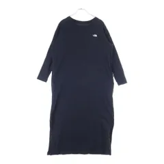 THE NORTH FACE (ザノースフェイス) L/S ONEPIECE ロングスリーブ コットンワンピース カットソー レディース ブラック NTW82340