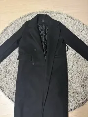 キルティング ロングコート ブラック