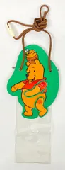 東京ディズニーランド 旧チケットホルダー プー(コインケース付き/緑)/くまのプーさん 当時物