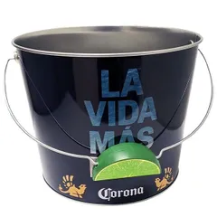 CORONA コロナ ティンバケツ Ver.2 バケツ 企業 ロゴ ビール インテリア 収納 雑貨 什器 ディスプレイ 装飾 アメリカン雑貨