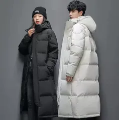 ダウン秋冬ロングダウンコート メンズ ダウンコート フード付きロング メンズ ダウンジャケット ロングコート アウター ダウン 防寒保温