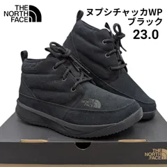 23.0 ザノースフェイス ウィメンズ ヌプシチャッカ ウォータープルーフ スエード NFW52484 ブラック 箱無しお届け