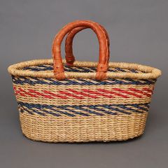 biga ブルキナファソ かごバッグ ビガ 美品 - メルカリ