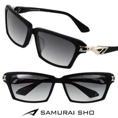 サムライ翔 サングラス SAMURAI SHO ss-y336 #3 ブラック グラデーションレンズ  哀川翔 プロデュース UVカット 紫外線カット 日焼け防止 男性 かっこいい クール 正規商品 3色展開 おすすめ サムライショウ 勇 新作モデル 高級感のサムネイル