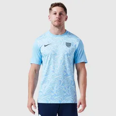 【送料無料・匿名配送】Nike ラグビー ラシン92 2025/26 プレマッチ Tシャツ 青 新品