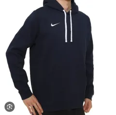 ナイキ ブラック 起毛 フードTシャツ (M-L)