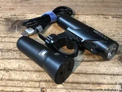 JQ859 キャットアイ CATEYE ボルト VOLT800 フロントライト スペアバッテリー 充電器 点灯確認済のサムネイル