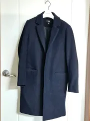 H&M シングルコート ネイビー 出品