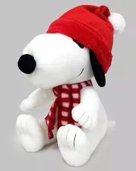 【中古】ぬいぐるみ スヌーピー メガジャンボあったかチェックマフラーぬいぐるみ 「PEANUTS(SNOOPY)」