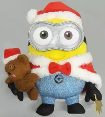 【中古】ぬいぐるみ ボブ(ティム) ミニオンクリスマスぬいぐるみ 「ミニオンズ」 ユニバーサル・スタジオ・ジャパン限定