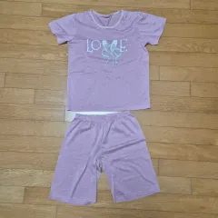 ピンク 半袖 パジャマ ハーフパンツ セット
