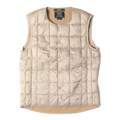 【美品】narifuri ナリフリ ベスト サイズ:M / TAION クルーネック サイクル インナー ダウンベスト / サンドベージュ / アウター ジャケット ブルゾン 上着【メンズ】【中古】