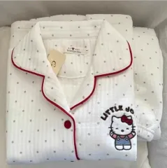 ハローキティ ドット レディース パジャマ セット