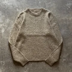 80年代 80s L.L.Bean エルエルビーン プレーン ウール ニット セーター クリーム