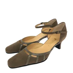 Fresca (銀座ﾖｼﾉﾔ) フレスカ バックストラップパンプス 表記サイズ:23cm スエード    ブラウン レディース / 240001183584