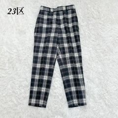 美品】 ef-de 半袖ワンピース 9 薄ピンク ツイード Aラインフレア  