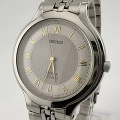 SEIKO 8J41-6120 セイコー DOLCE ドルチェ　クォーツ　メンズ　TITANIUM 腕時計 稼働品 電池交換済【P329】