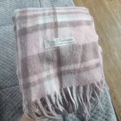 カシミア チェック 柄 マフラー