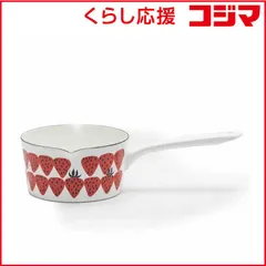 【 新品 未開封 】 タマハシ 「Plune.」ホーローミルクパン15cm あかいちご YJM-104 未使用 送料無料のサムネイル