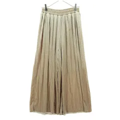 美品 LOWRYS FARM ローリーズファーム ワイドパンツ F ベージュ レディース 古着