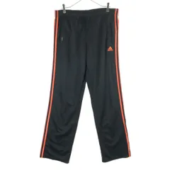 adidas アディダス トラックパンツ M ブラック メンズ 古着