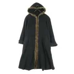 Leilian レリアン 日本製 長袖 コート 11 グレー レディース 古着