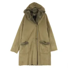 美品 URBAN RESEARCH アーバンリサーチ 長袖 フェイク ムートンコート F ブラウン系 レディース 古着