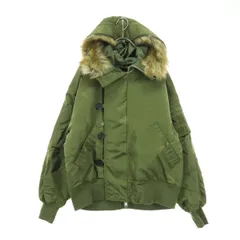 JEANASiS ジーナシス 長袖 ミリタリー風 フライトジャケット F カーキ N-2B レディース 古着