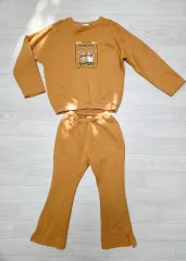 女の子140 裏起毛パーカー ブーツカットズボン セットアップ セット-リリー Free!