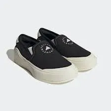 定価1.6万 adidas by Stella McCartney COURT SLIP-ON コート スリッポン  スニーカー ブラック 黒 ステラマッカートニー