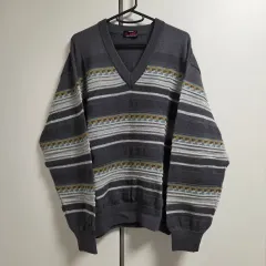 日本製 アーノルドパーマー ウール混ニット L-XL (100-105)