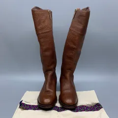 267000098 Tory Burch トリーバーチ ロングブーツ ブラウン 5 5mサイズ