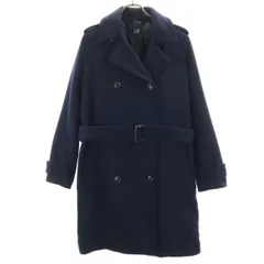 GAP ギャップ トレンチコート S ネイビー レディース 古着