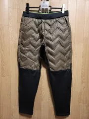 【Lサイズ】ワークマン MIXダウンクロスシールドパンツ カーキ×ブラック