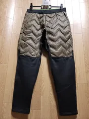 【LLサイズ】ワークマン MIXダウンクロスシールドパンツ カーキ×ブラック