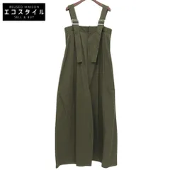UN3D アンスリード ビッグパンツ オーバーオール オールインワン レディース カーキ 36 522430300201-01 36