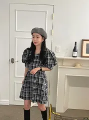 チェック ツイード ミニ ONE PIECE