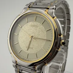 SEIKO 5E31-6E10 セイコー DOLCE ドルチェ　クォーツ　メンズ　腕時計 稼働品 電池交換済【P331】